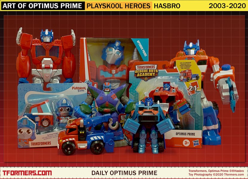 The Art Of Optimus Prime Playskool Heroes (1 of 1)
